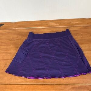 Title Nine Merino Wool Purple Skirt Size Medium
